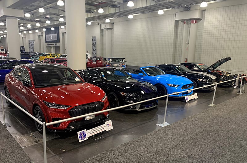 Mustangs at New York Auto Show